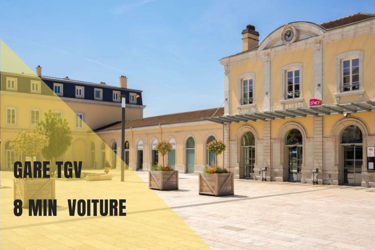 Legend- Parking Prive Gratuit- Terrasse Privee- Wifi - Convert - Alimentec Bourg-en-Bresse Eksteriør billede